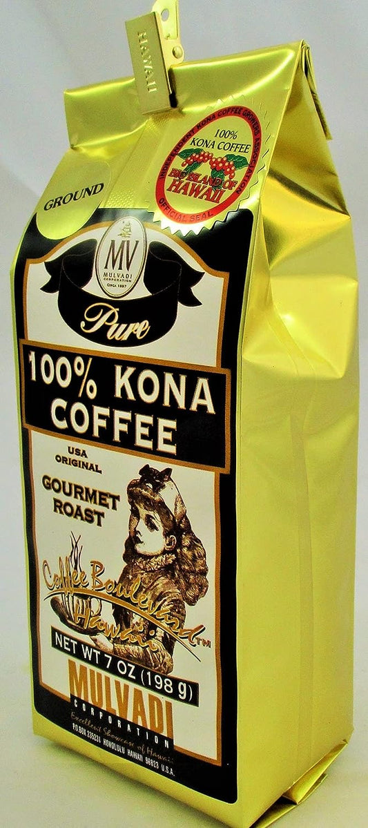 MULVADI 100% Ground Kona Coffee