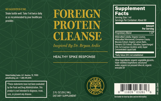 Global Healing Foreign Protein Cleanse (Spike Protein Detox)