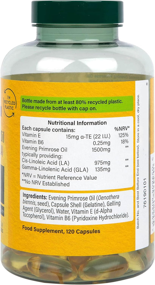 Holland & Barrett High Strength Cold Pressed Evening Primrose Oil 1500290 Grams