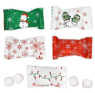 Gift Boutique Christmas Butter Mint Candies Bags 100 Count Individually Wrapped Mints Candy 13 Ounce Bags (368 g) Goodie