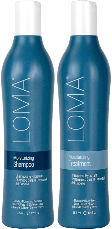 Loma Hair Care Moisturizing Shampoo & Treatment Duo