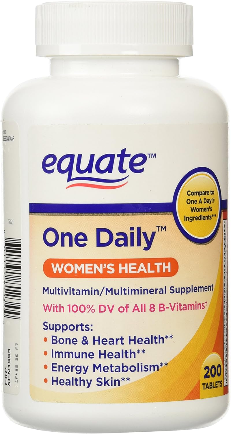 Equate - Women's One Daily Multivitamin, 200 Tablets