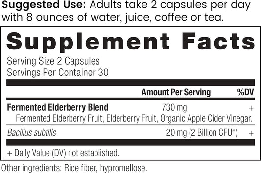 Elderberry and Probiotics Supplement by Ancient Nutrition, Ancient Her