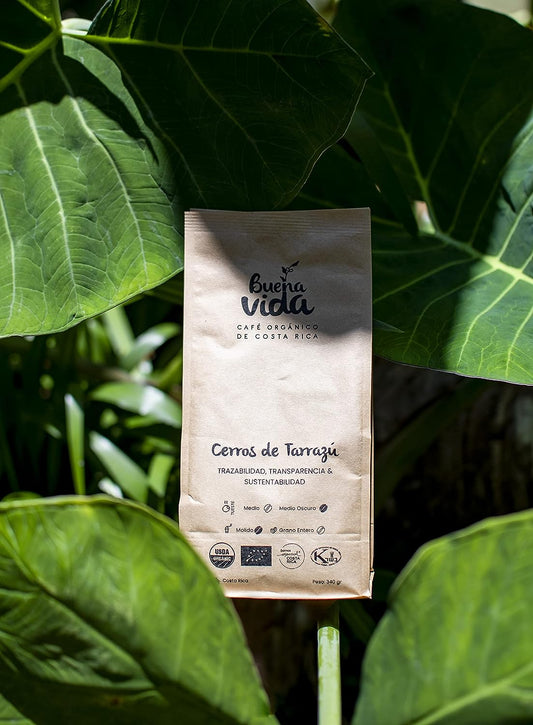 Buena Vida Organic Specialty Coffee - Costa Rica Coffee, Fair trade, Kosher, USDA Organic, Special Blend Whole Bean