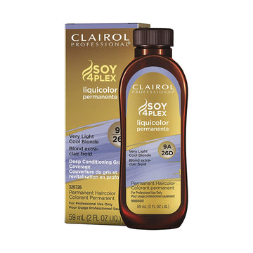 Clairol Professional Liquicolor for Permanent Hair Color, Blonde Hair Dye for Gray Coverage, 2 oz