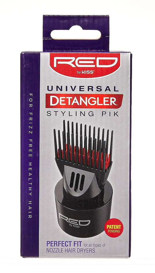 Red by Kiss Universal Detangling Blow Dryer Hair Styling Pik – Compatible with all Hair Dryers