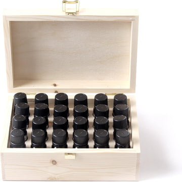 Mystic Moments | Essential Oil Starter Pack In Wooden Gift Box - 24 x 1.4 Kilo Grams
