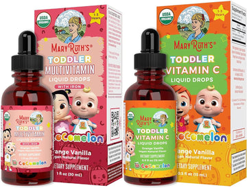 Usda Organic Cocomelon Multivitamin & Multimineral With Iron For Toddl