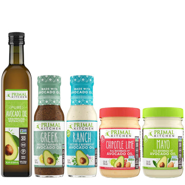 Primal Kitchen Starter Kit with Extra Virgin Avocado Oil, Avocado Oil 0.01 Ounces