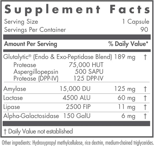 Nutricology Complete Digest Supplement, 90 Count