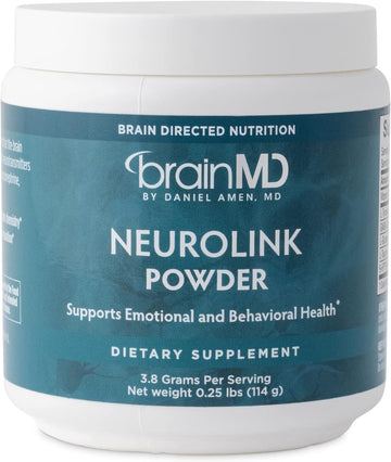Dr Amen BrainMD NeuroLink Powder - 114g - Supports Memory, Focus & Con