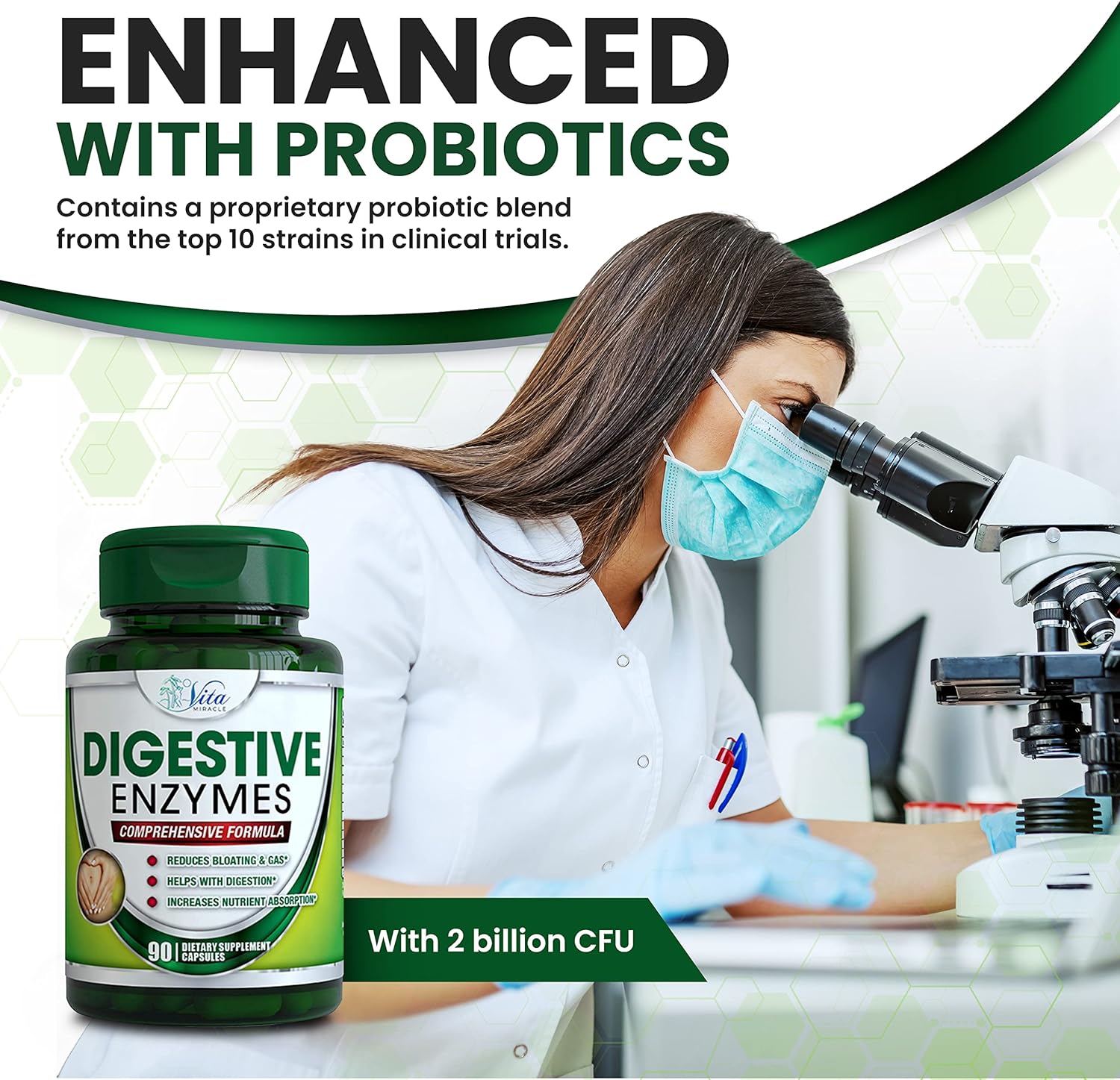 Digestive Enzymes With Probiotics And Prebiotics - Enzymes For Digesti