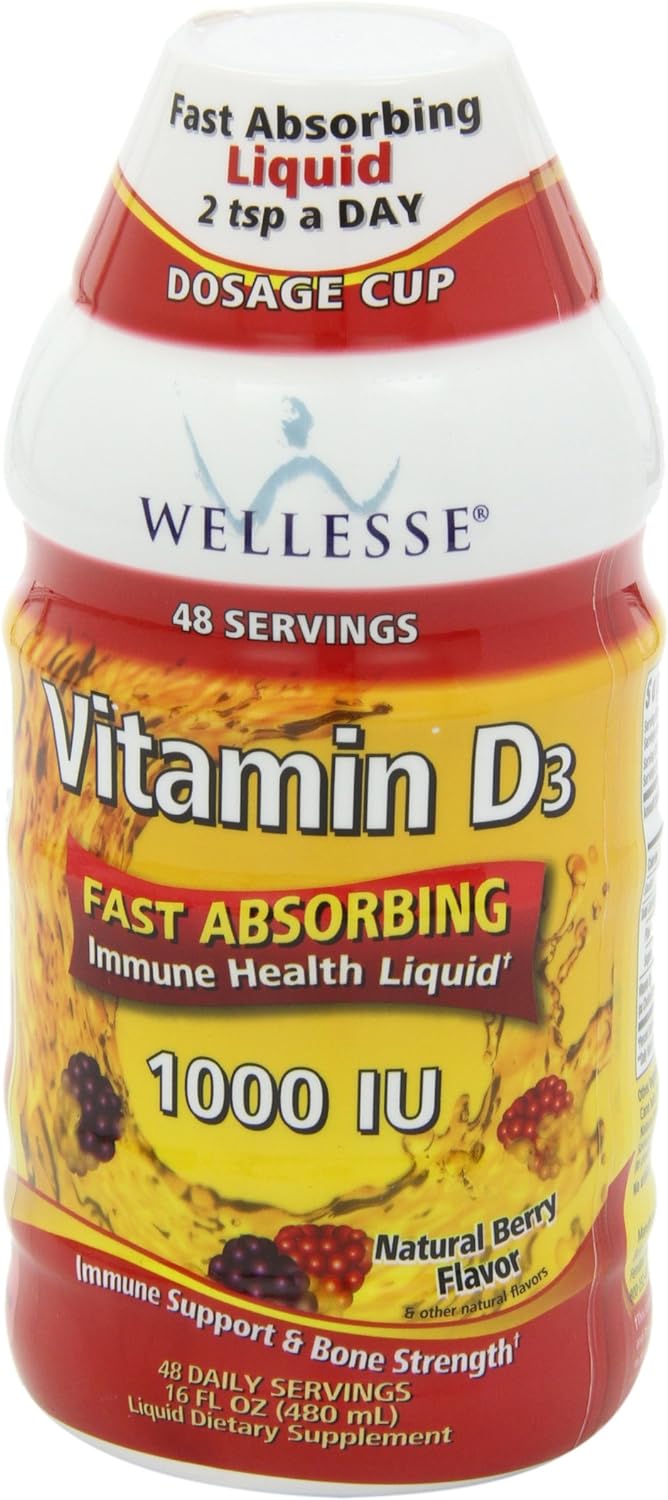 Nature's Way Vitamin D3 Liquid, Immune Health, Bone, Teeth & Muscle Su