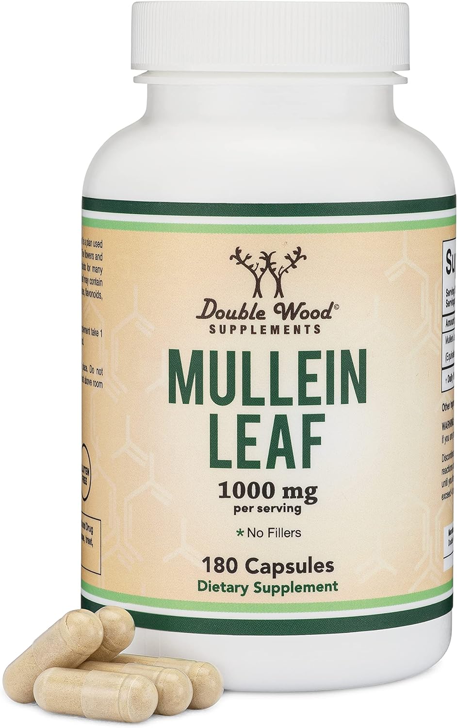 Mullein Leaf Capsules 10,000mg Strength (Mullein Leaf Extract 10:1, Eq