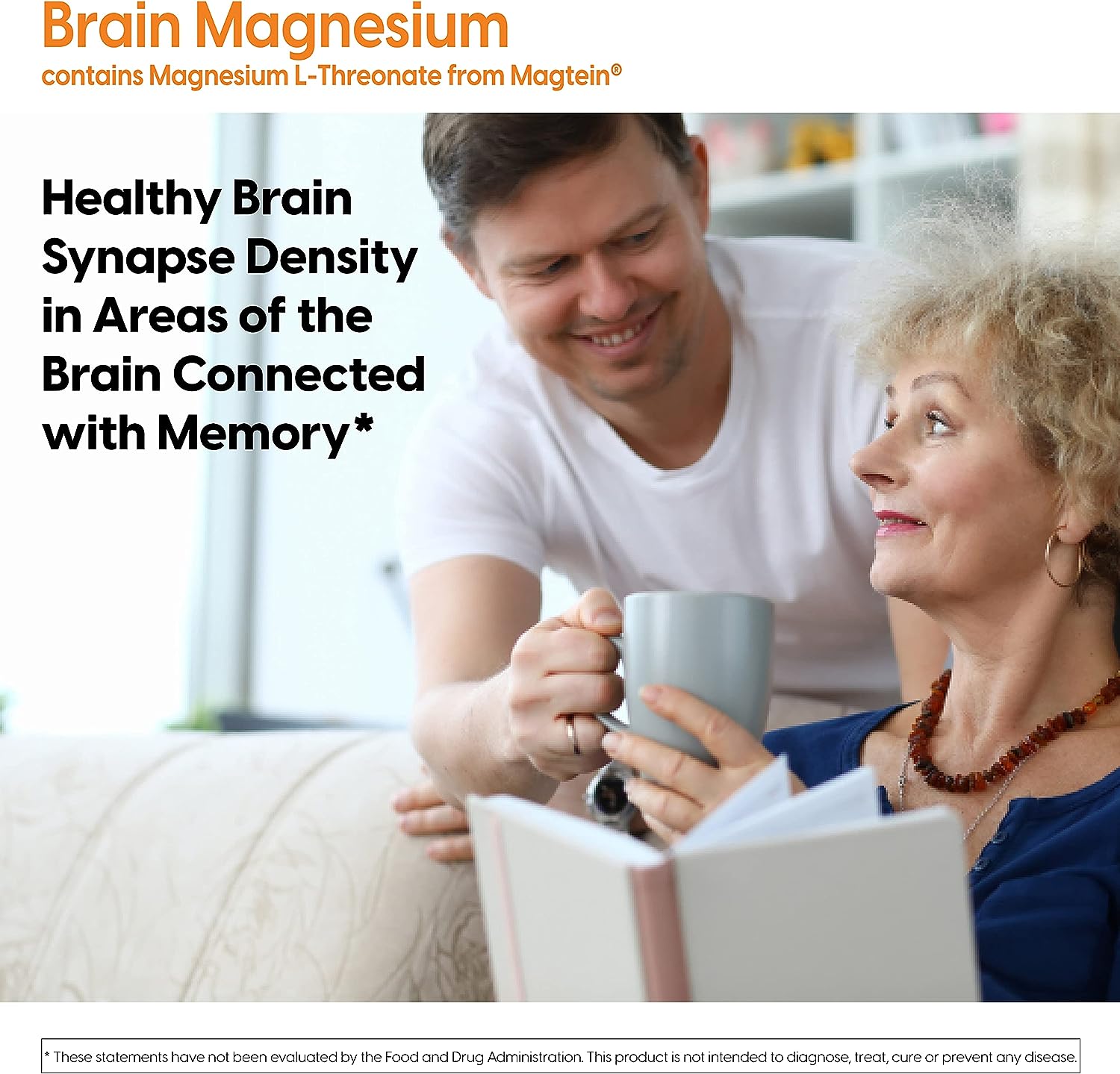  Doctor's Best, Brain Magnesium Vegetable Capsules, 90 Count