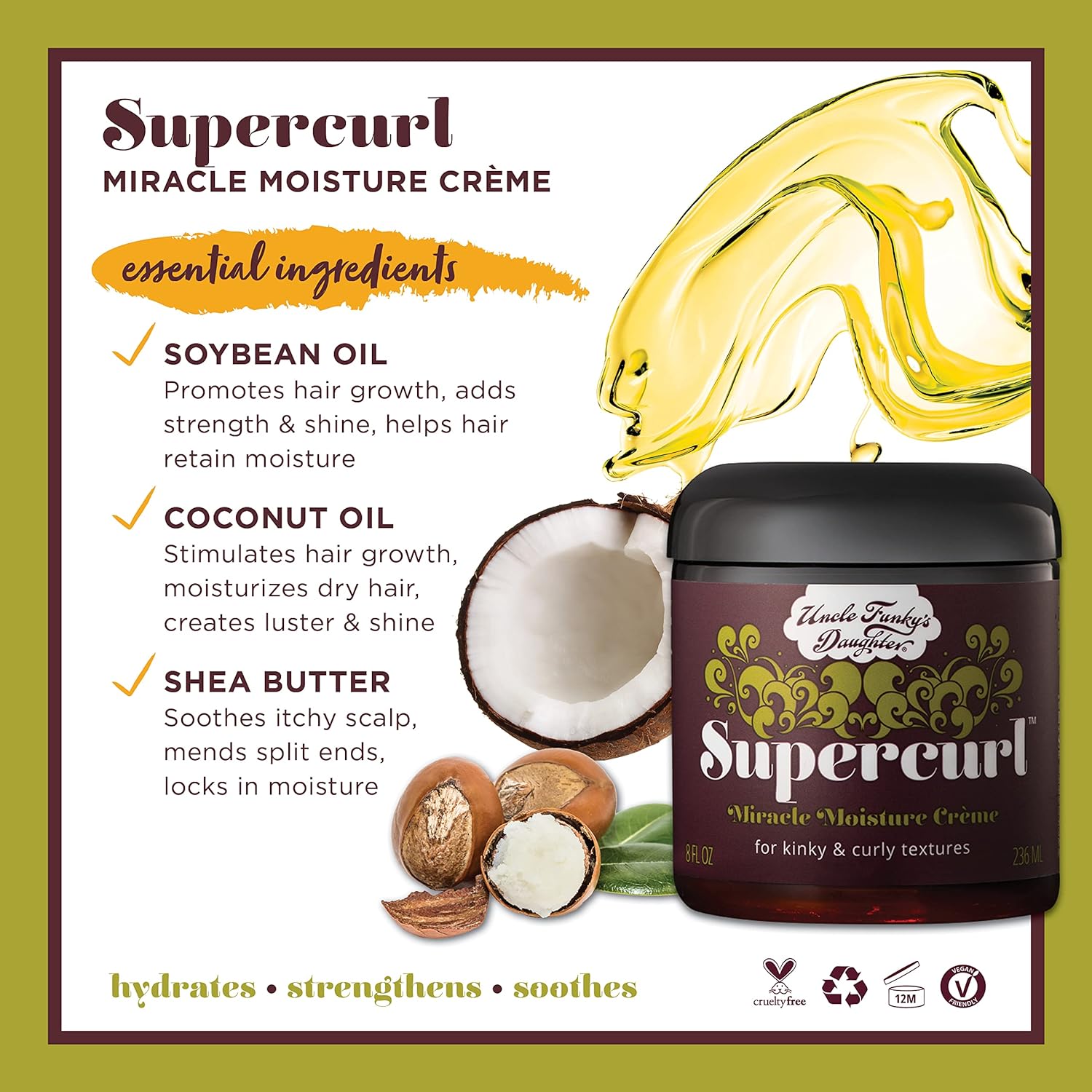 Esupli.com Uncle Funky's Daughter SUPERCURL MIRACLE MOISTURE