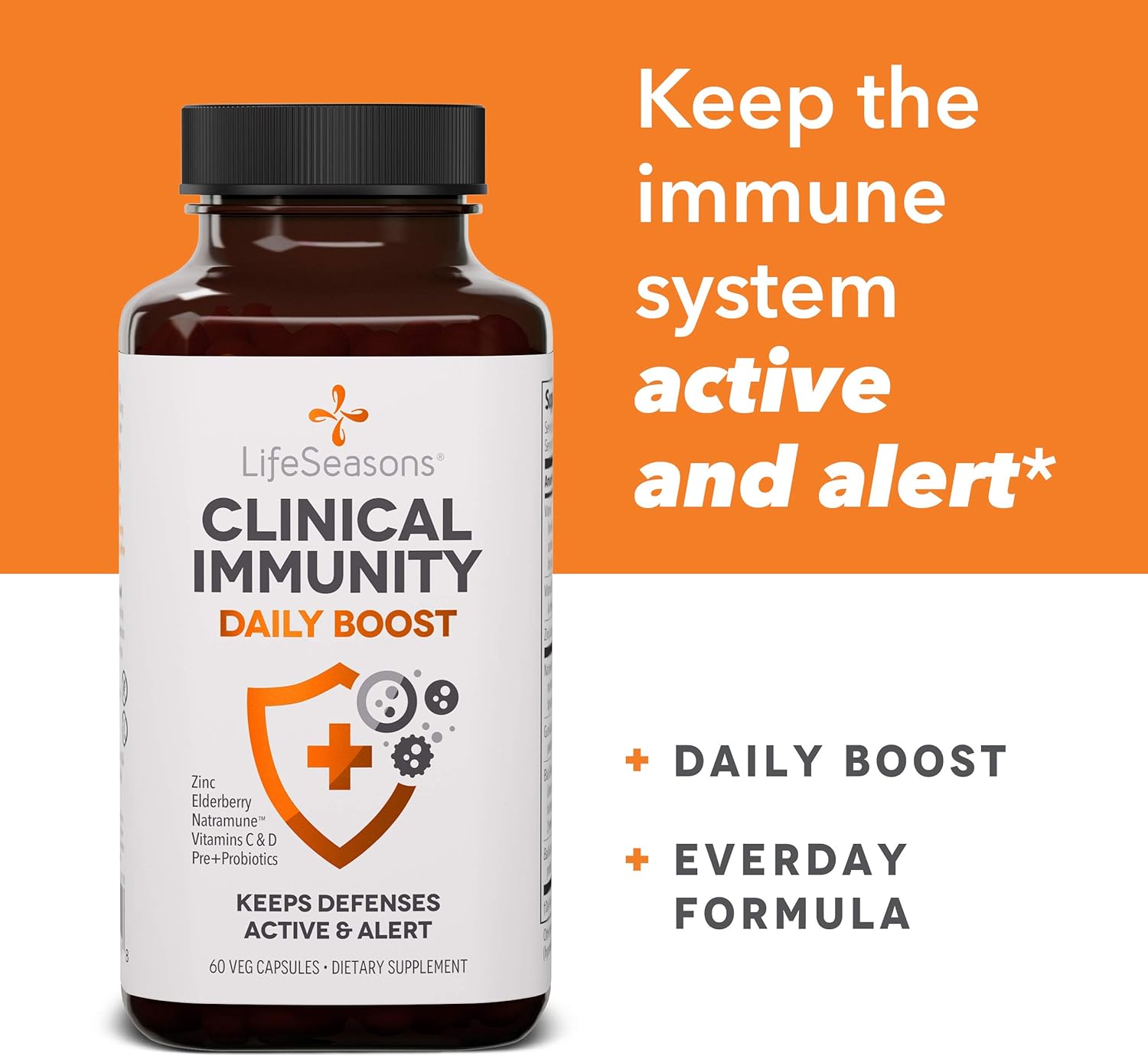 Life Seasons Clinical Immunity - Daily Boost - Immune System Booster -