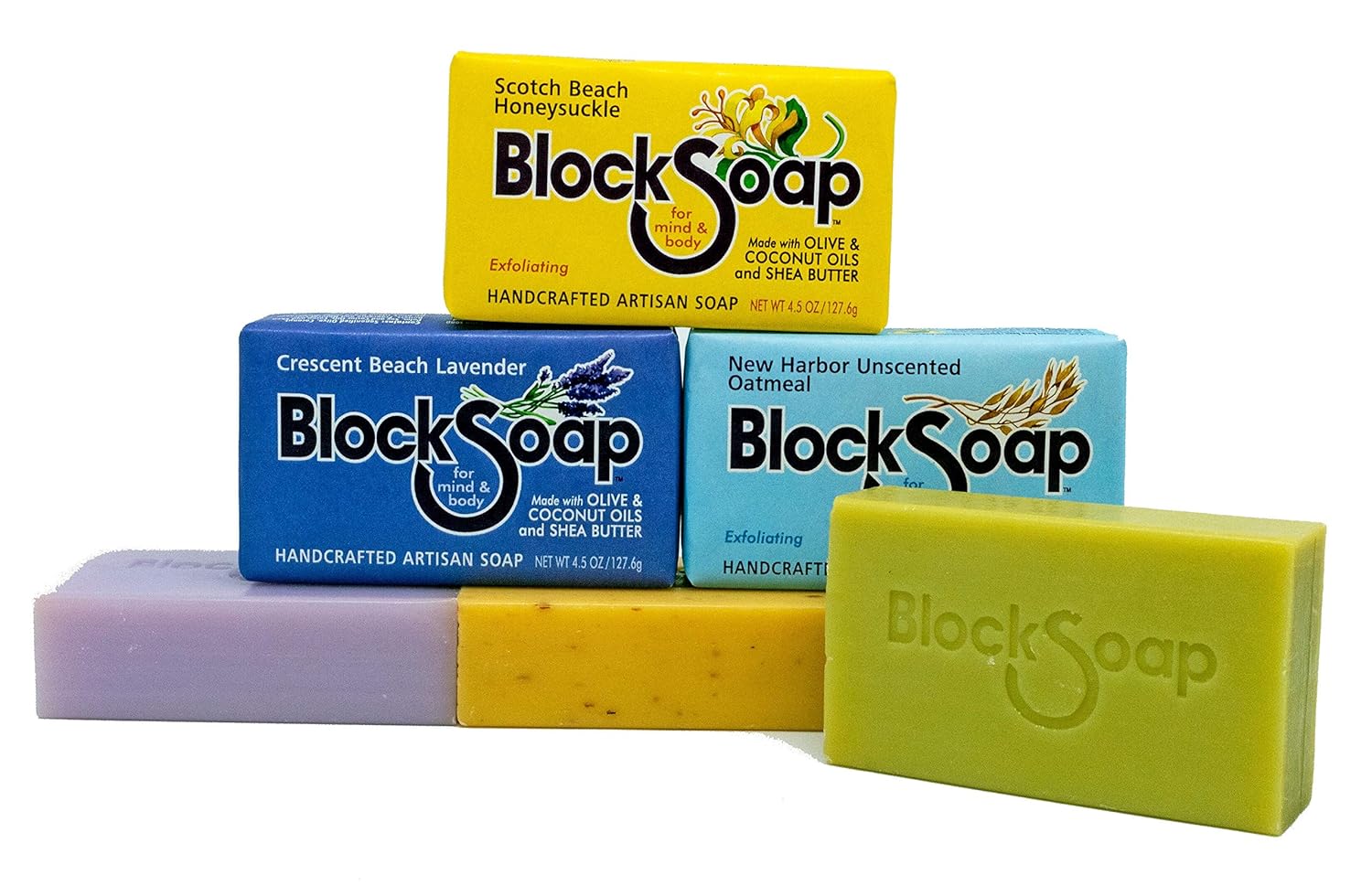Esupli.com  BlockSoap Artisan Bar Soap with Sea Salt, Olive 