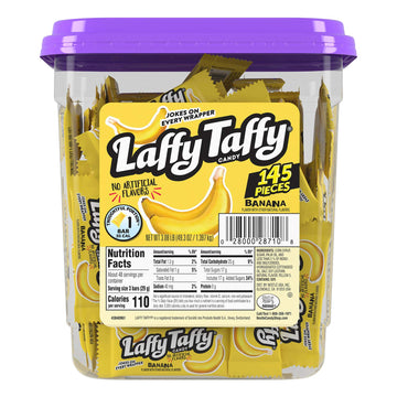 Laffy Taffy Candy, Banana, 145 Pieces