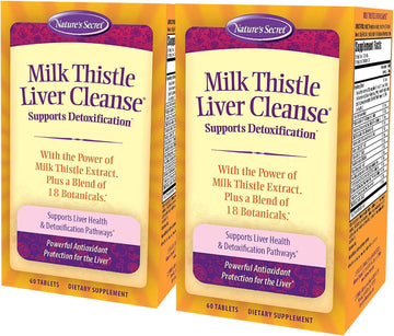 Nature'S Secret Milk Thistle Liver Cleanse 60 Tablets (Pack Of 2)