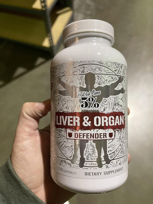 5% Nutrition 2-Stack | Liver & Organ Defender + Turkesterone 1200 | Li