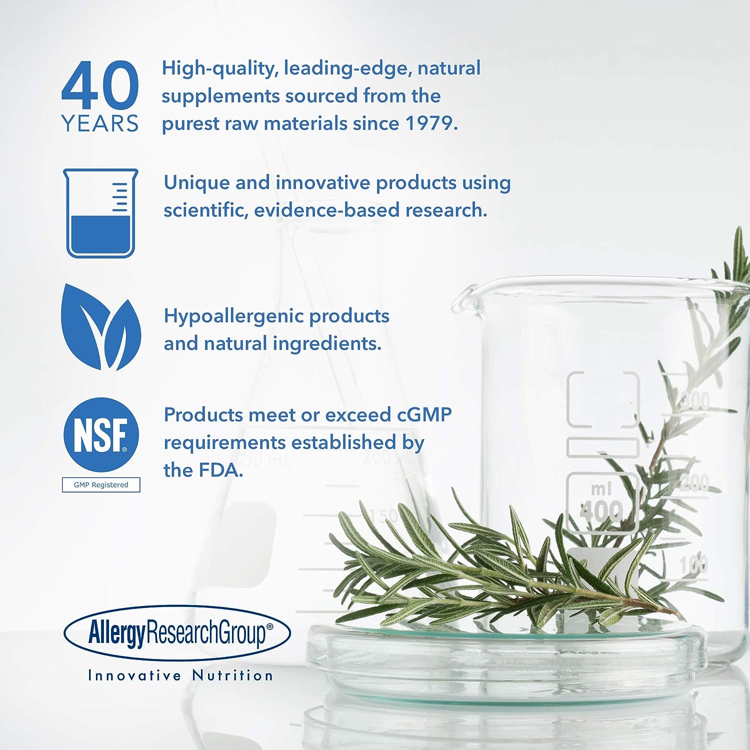 Allergy Research Group - L-Glutamine Powder - Amino Acid - B