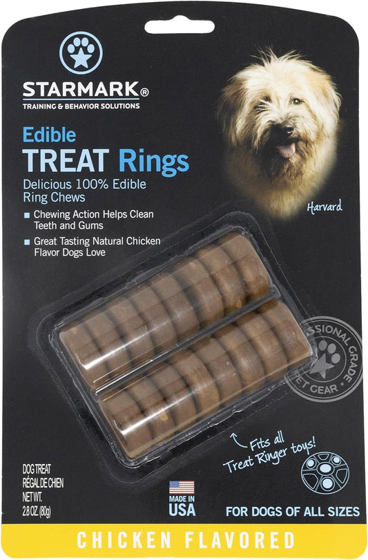 Starmark Edible Rings Dog Treats, 16 count