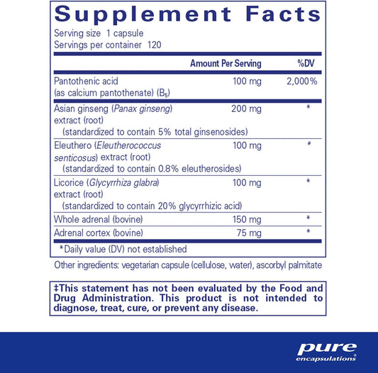 Pure Encapsulations ADR Formula | Supplement for Immune and