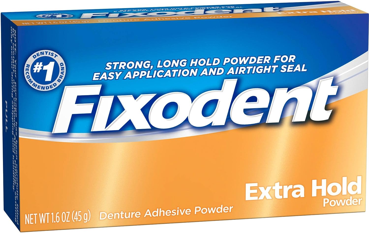 Fixodent Pwd Ex Hold Size 1.6z Fixodent Extra Hold Denture Adhesive Powder