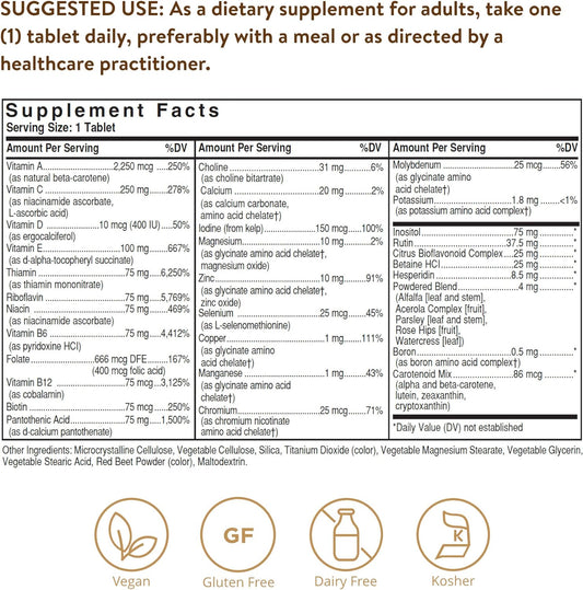 Solgar Iron-Free Formula VM-75, 90 Tablets - Multivitamin with Chelate