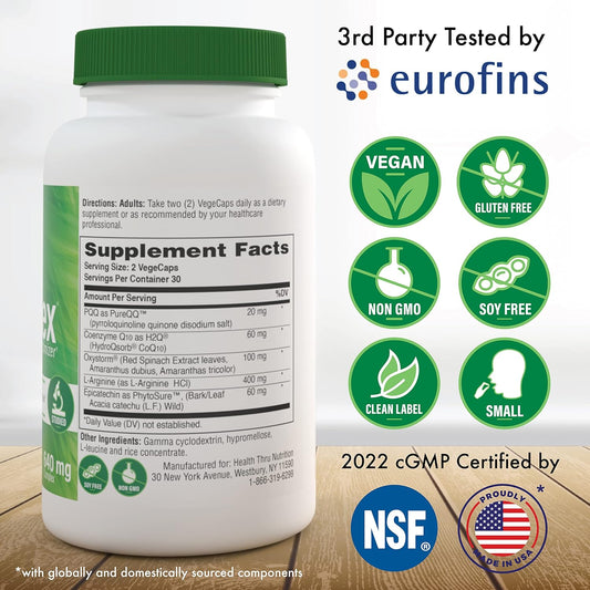 Health Thru Nutrition Cellurex With High Absorption Coq-10, Pqq & More