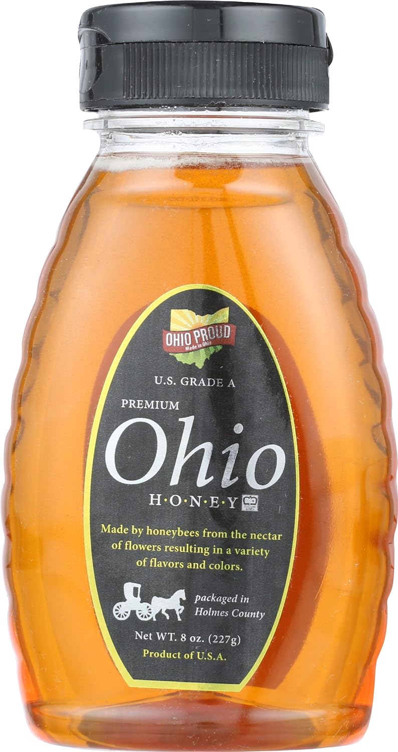 TONNS Honey Ohio Premium Honey, 8 OZ