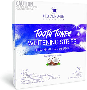 Tooth Toner WHITENING Strips Ultra Thin 28