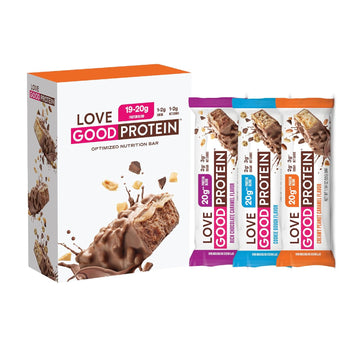 Love Good Fats High Protein Bars - Variety Pack Protein Bar - 12 Pack1.64 Pounds