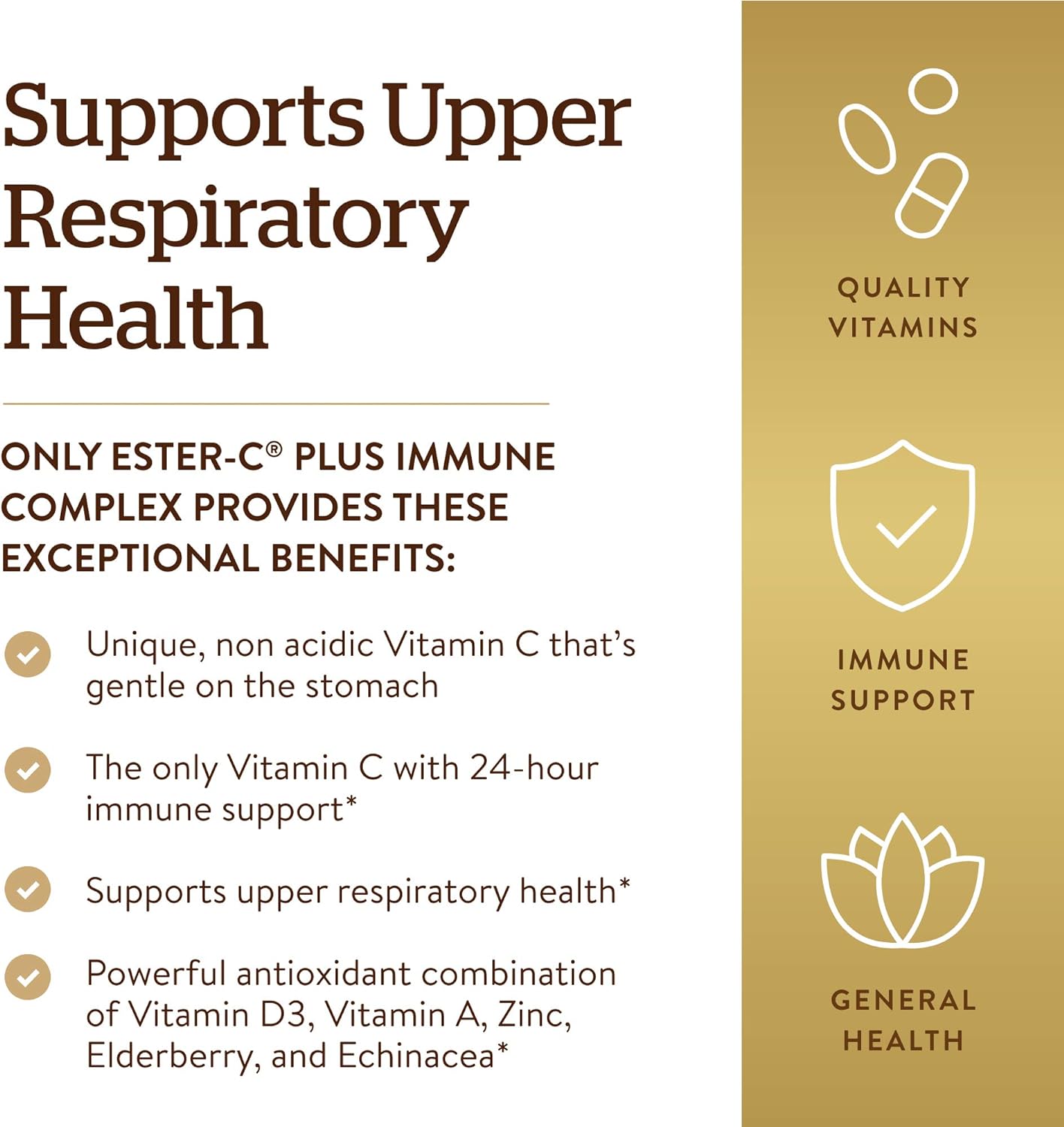 Solgar Ester-C Plus Immune Complex, 90 Softgels - 24-Hour Immune Suppo