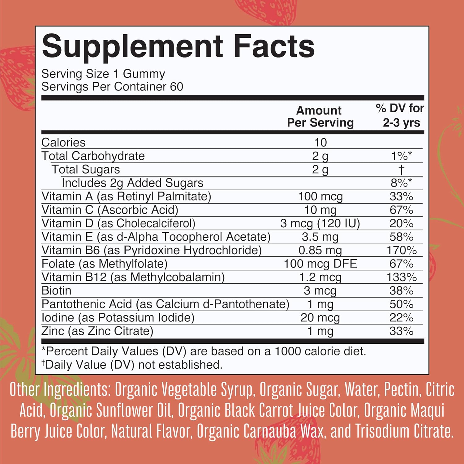 MaryRuth's Vitamin Gummy | Kids and Toddlers Age 2+ | USDA | Daily Vit