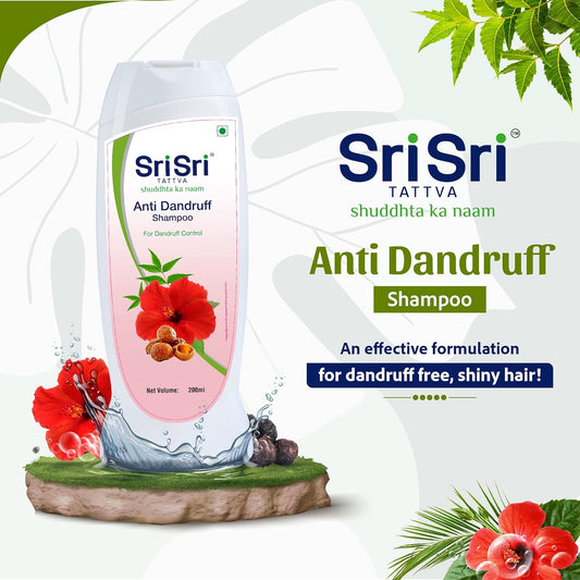 Sri Sri Tattva Anti Dandruff Shampoo, 200 (Pack of 2)