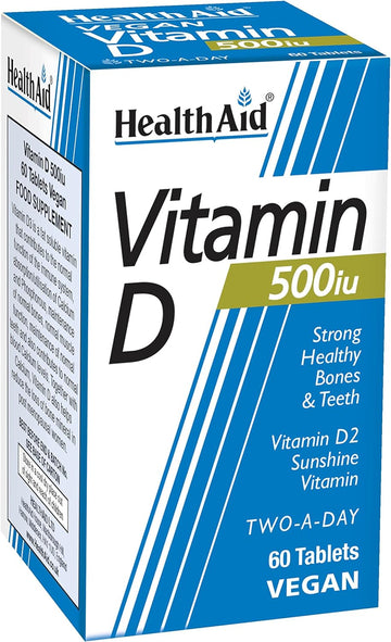 HealthAid Vitamin D 500iu Tablets, 60 Count

0.09 Pounds