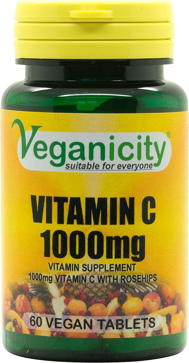 Veganicity Veganicity Vitamin C 1000mg: Antioxidant Vitamin C Suppleme74 Grams