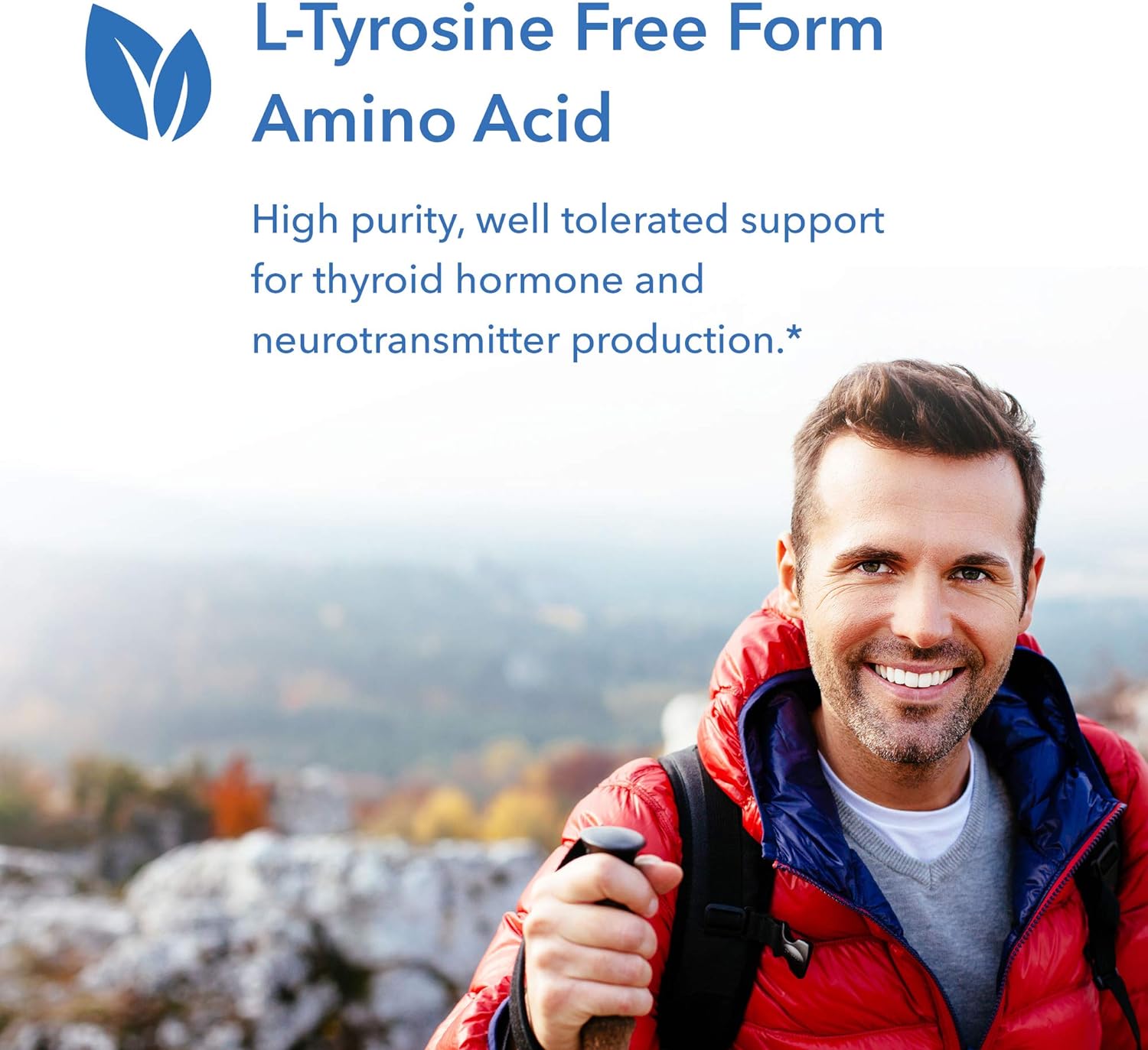 Allergy Research Group - L-Tyrosine 500 mg - Hormone Precursor, Brain 