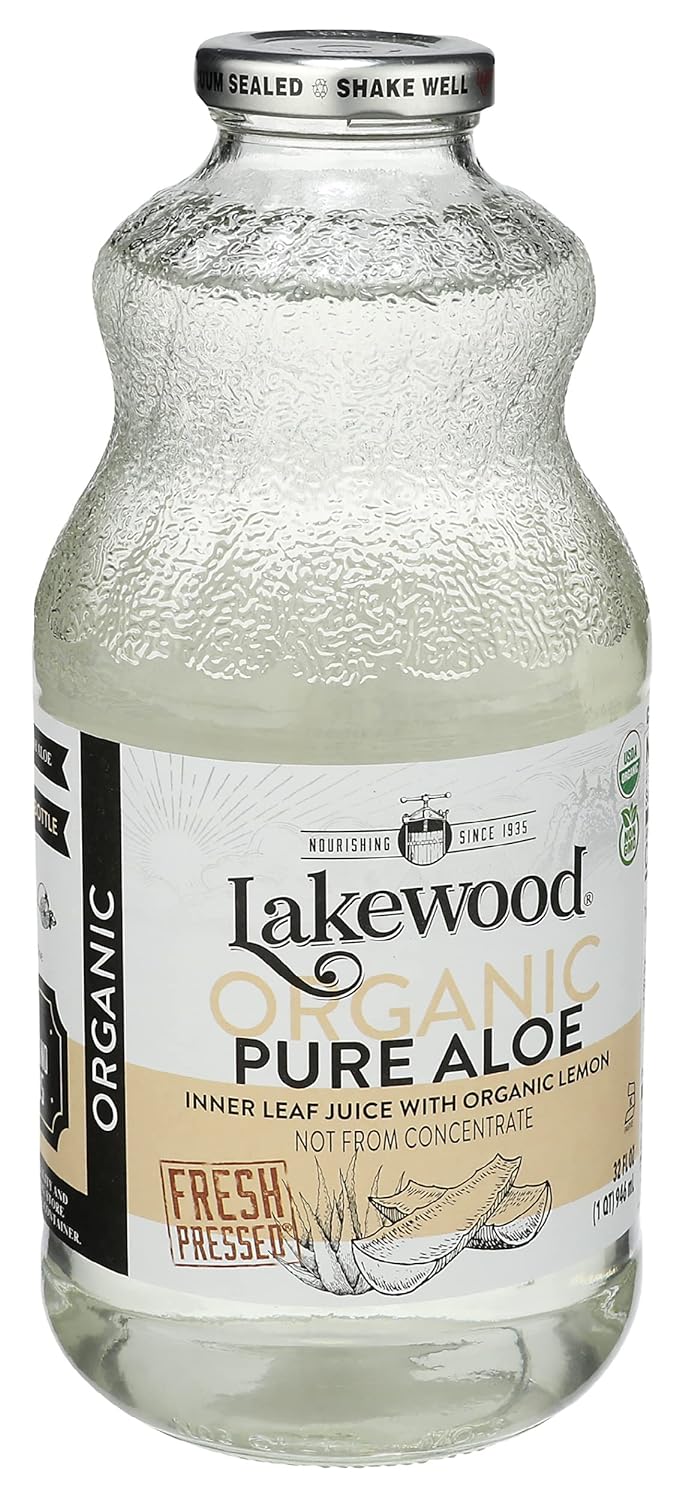 Lakewood, Organic Aloe Vera Juice, 32 Fl Oz