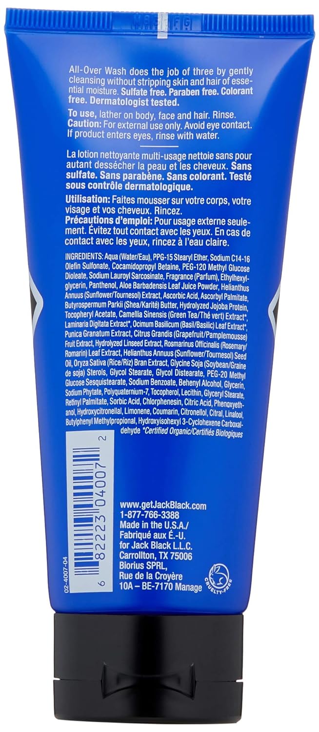 Esupli.com  Jack Black All-Over Wash for Hair for Face, Hair