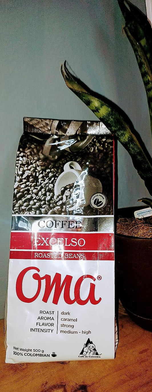 OMA Excelso Colombian Coffee  -Whole Beans