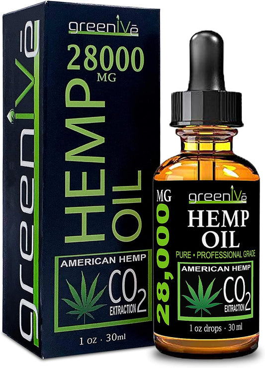 GreenIVe 28,000mg Hemp Oil with Vegan Omegas C02 Extraction (2)