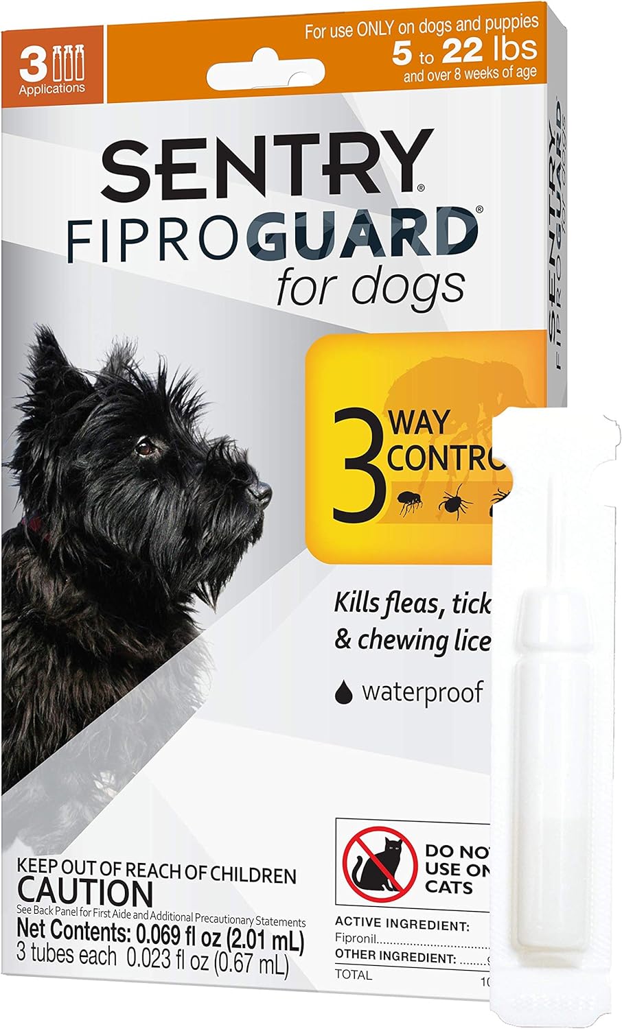 SENTRY PET CARE SENTRY Fiproguard for Dogs, Flea and Tick Pr