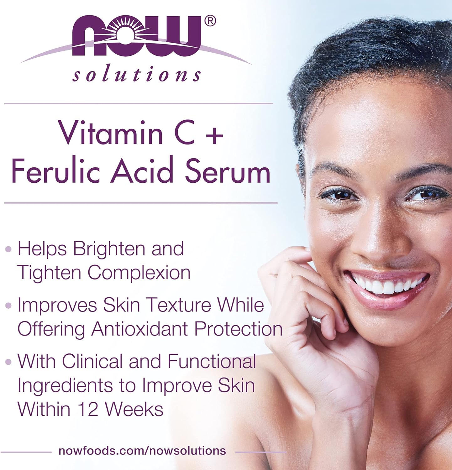 Esupli.com NOW Solutions, Vitamin C Serum Plus Ferulic Acid, Skin Brigh