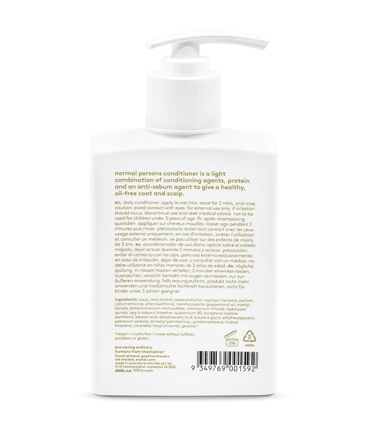 EVO Normal Persons Daily Care Conditioner - Refreshes & Balances Scalp, Reduces Frizz, Reinvigorates Scalp and Hair