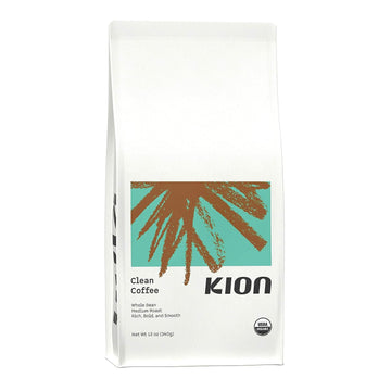 Kion Organic Coffee | Best Tasting, Purest, Highest Antioxidant, Healthiest Whole Bean Coffee | Medium Roast (Medium Roast Ground, (Pack of 1))