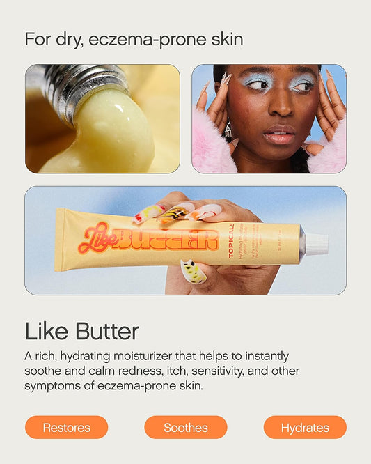 Topicals Like Butter Moisturizer for Dry, Sensitive & Eczema-Prone Ski