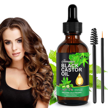 PEDSCBG Hair Growth Oil - 100% Jamaican Black Castor Oil for stimulating Hair, Eyelash and Eyebrow Growth and Skin moist